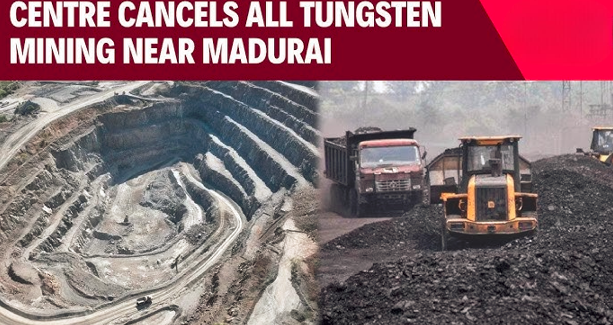 Tamil Nadu Assembly Urges Centre to Cancel Madurai Tungsten Mining Rights