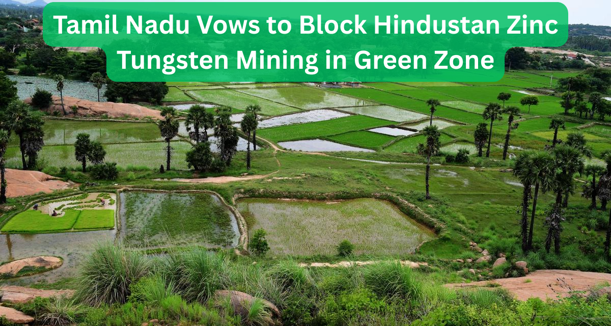Tamil Nadu Vows to Block Hindustan Zinc Tungsten Mining in Green Zone