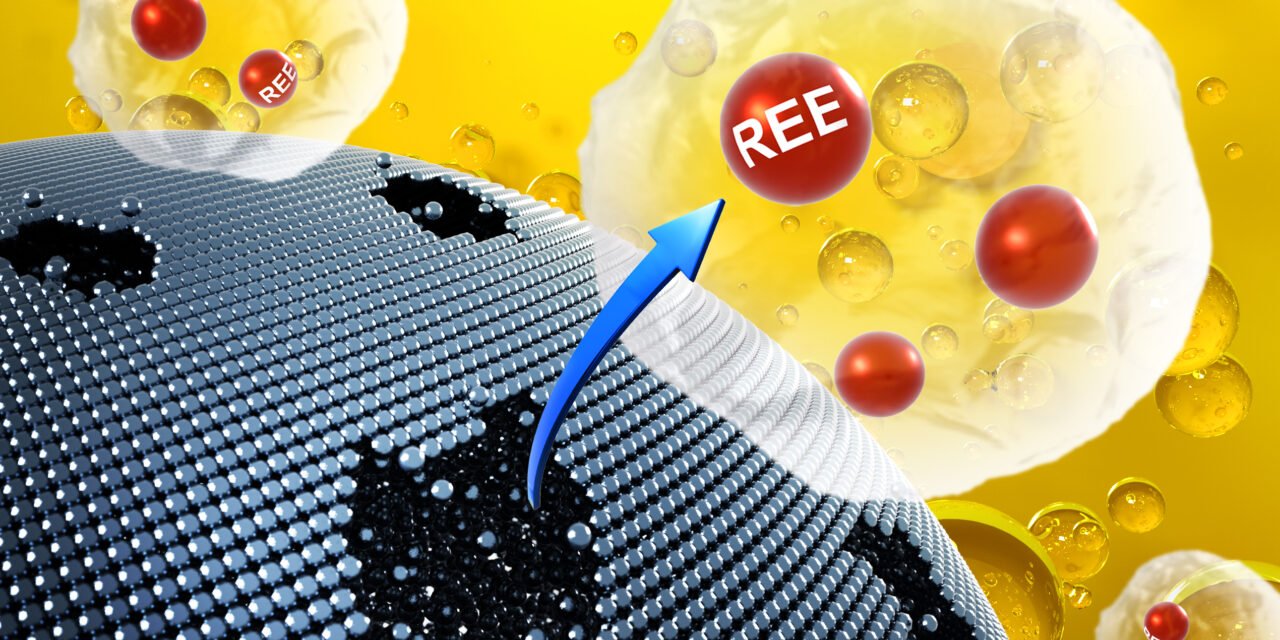How is biomining being integrated into the extraction of rare earth elements (REEs) and critical minerals for high-tech industries?