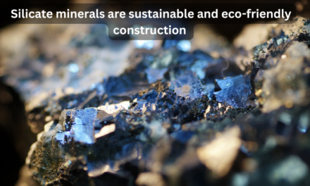How are silicate minerals used in sustainable and eco-friendly construction and industrial applications?