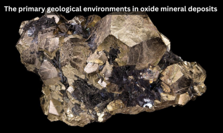 What are the primary geological environments where oxide mineral deposits are found?