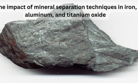 How do iron, aluminum, and titanium oxide minerals impact the efficiency of mineral separation techniques?