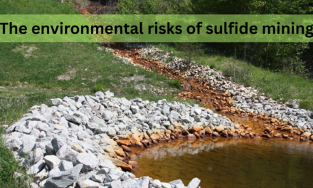What are the environmental risks of sulfide mining, and how can acid mine drainage (AMD) be prevented?