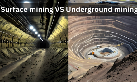 What are the differences between surface mining and underground mining?