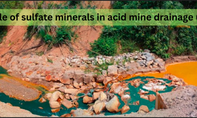 What role do sulfate minerals play in acid mine drainage (AMD) and other environmental challenges related to mining?