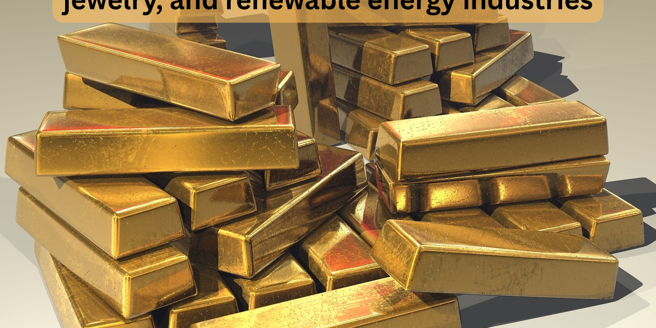 How do native elements contribute to the electronics, jewelry, and renewable energy industries?