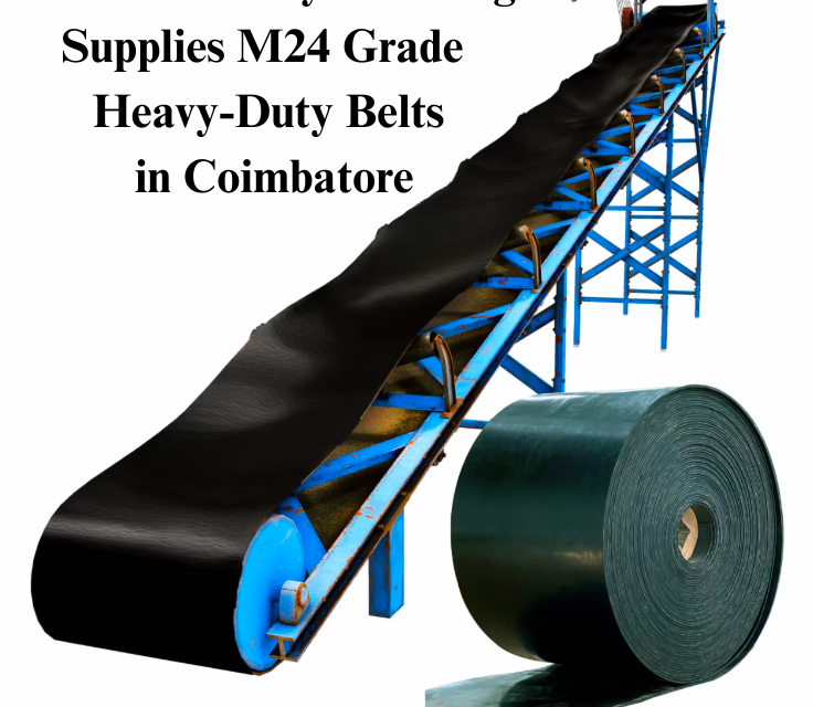 Genuine Conveyor Belting Supplies M24 Grade Heavy-Duty Belts in Coimbatore