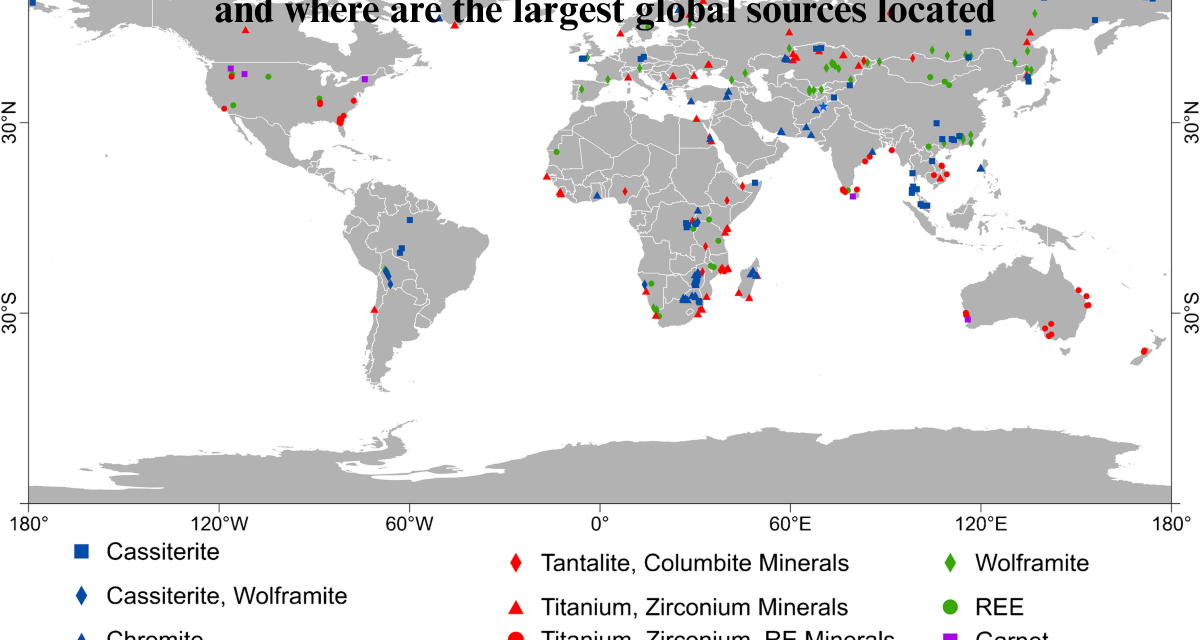 How do clay mineral deposits form, and where are the largest global sources located?