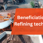 What beneficiation and refining techniques are used to improve the quality of non-metallic minerals for commercial use?