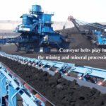 What role do conveyor belts play in the mining and mineral processing industry, and how do they improve operational efficiency?