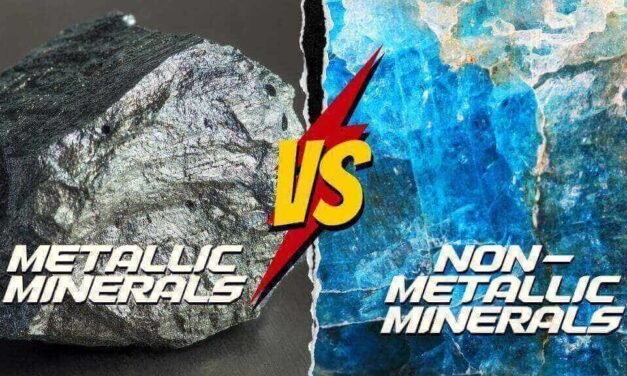 What is metallic mining, and how does it differ from non-metallic and industrial mineral mining?